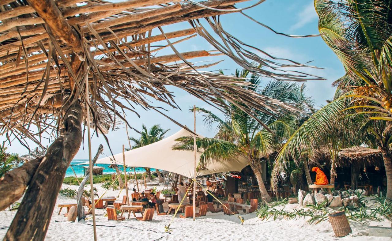 Ikal Tulum Hotel ภายนอก รูปภาพ Beach bar in Tulum