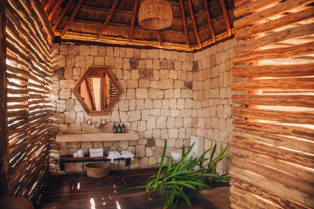 Ikal Tulum Hotel ภายนอก รูปภาพ Bathroom at the Hotel Habitas