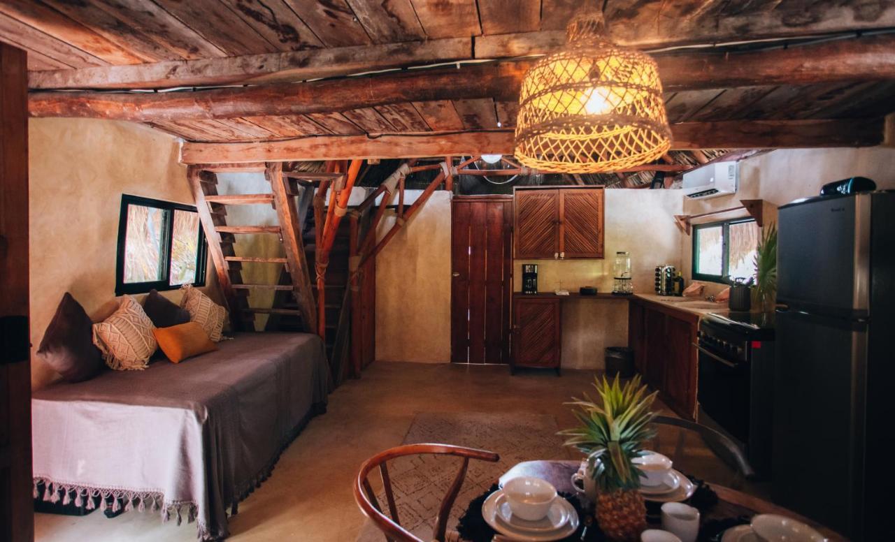 Ikal Tulum Hotel ภายนอก รูปภาพ Interior of a villa at the resort