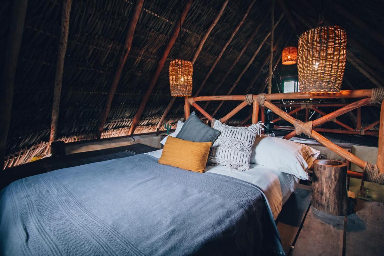 Ikal Tulum Hotel ภายนอก รูปภาพ A bedroom at the hotel